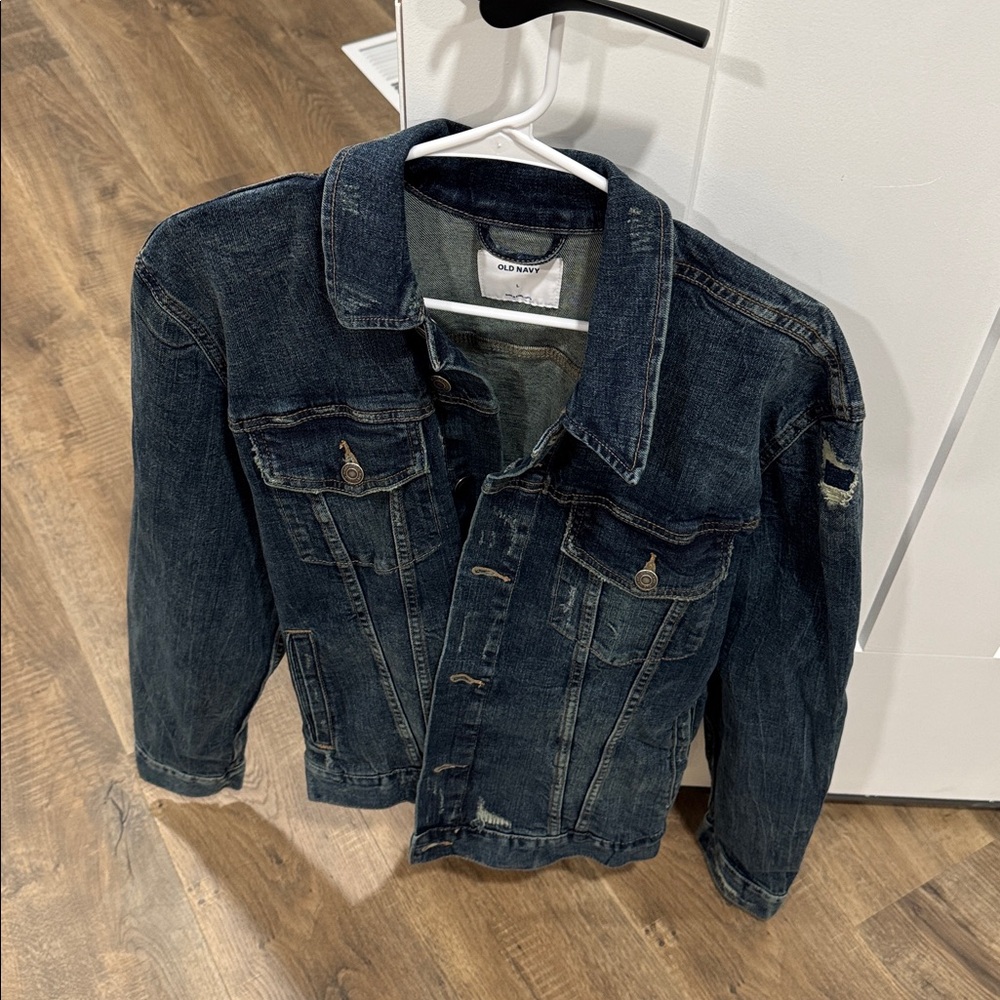 Old Navy Dark Blue Denim Jacket